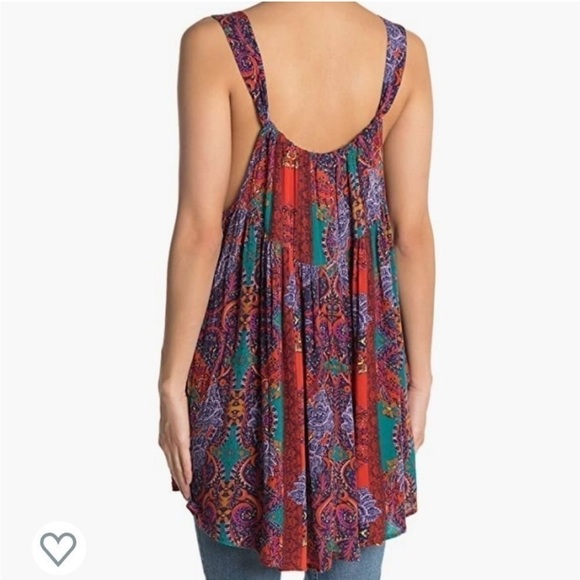 Free people count me in trapeze tunic‎ top Short Dress - Picture 3 of 13